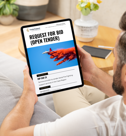 Tender assistance for businesses